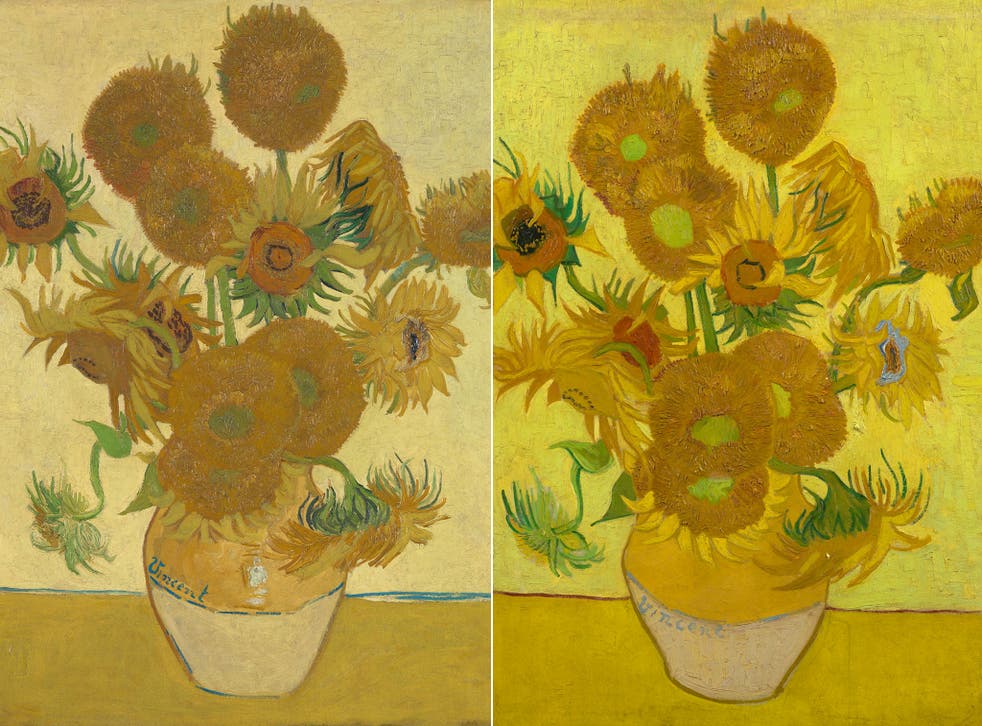 Spot the difference: Sunflowers, Vincent Van Gogh, 1888
