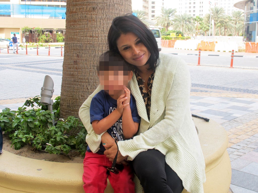 DO NOT PUBLISH British mother Afsana Lachaux faces jail in Dubai after husband claims she kidnapped their son