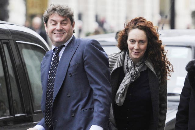 An email exchange in April 2011 between Rebekah Brooks and her husband, Charles Brooks, referred to her losing an iPad 