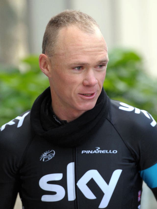 Chris Froome got sunburnt while wearing his Sky mesh kit