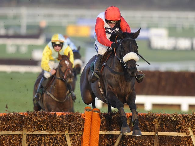 Big Buck's wins in 2012 at Cheltenham, where he returns on Saturday after missing last year 