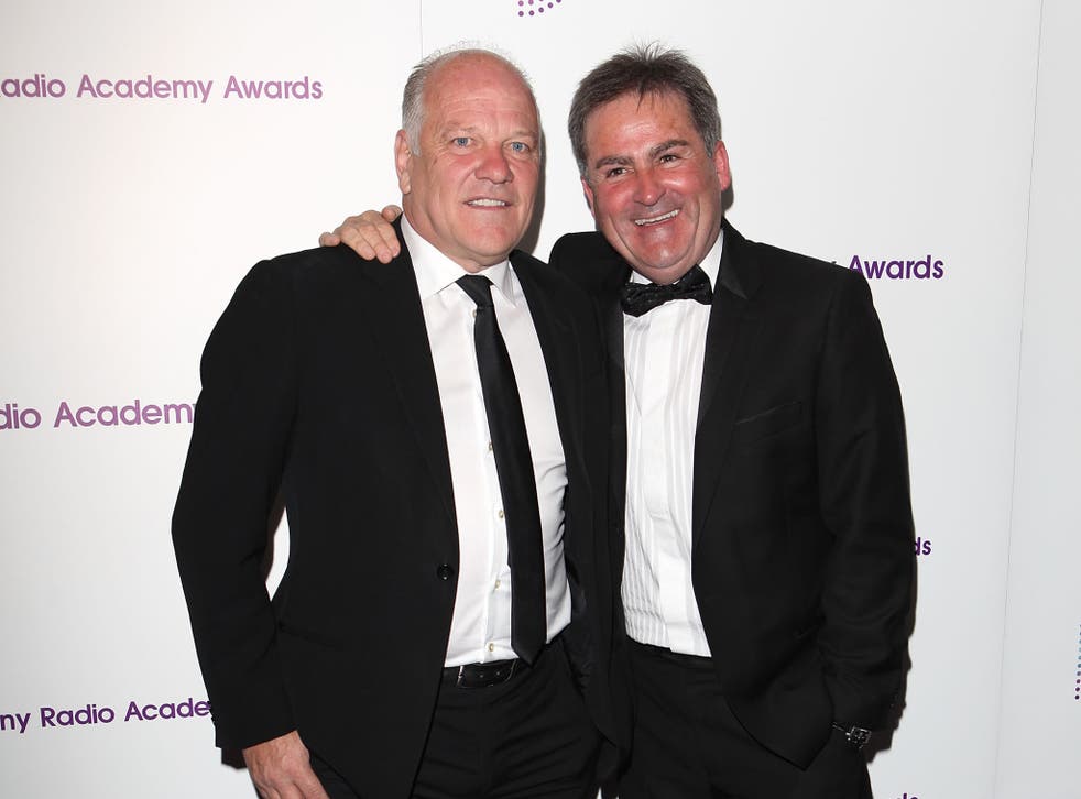 Andy Gray and Richard Keys at the Sony Radio Academy Awards in 2012