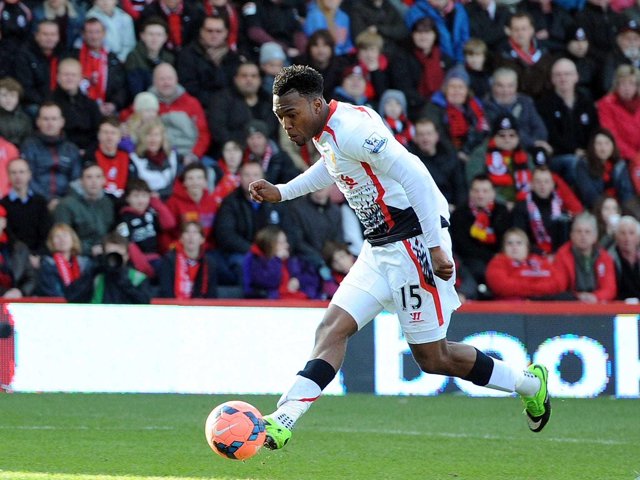 Daniel Sturridge scores for Liverpool in the 2-0 FA Cup victory over Bournemouth