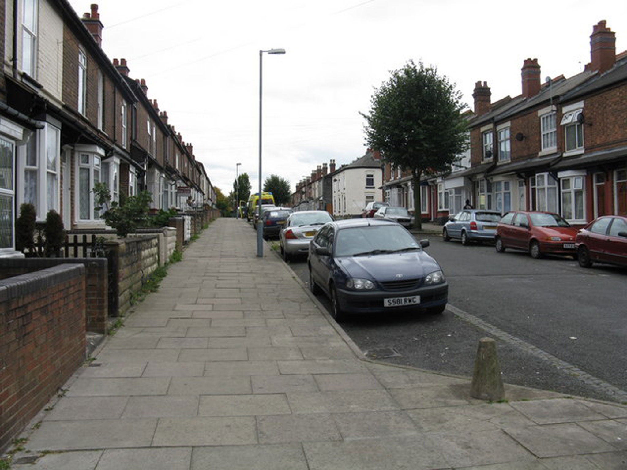 James Turner Street in Birmingham, the setting for Channel 4's documentary series 'Benefits Street'