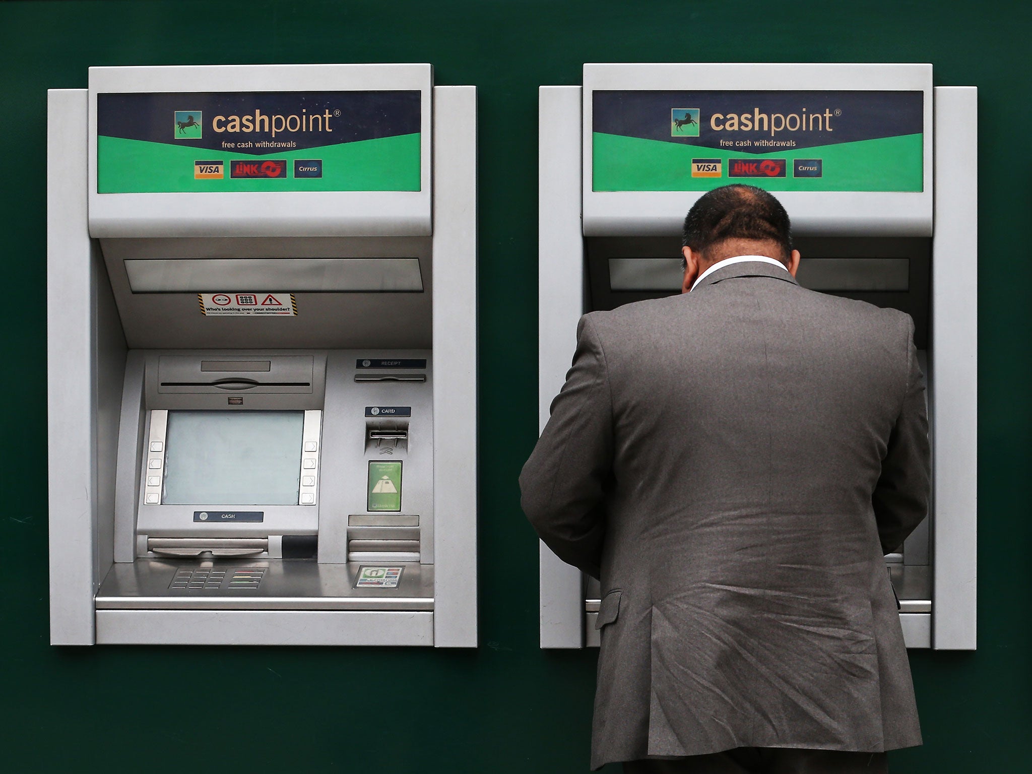 Some Lloyds Banking Group customers experienced issues using cash machines and bank cards on Sunday