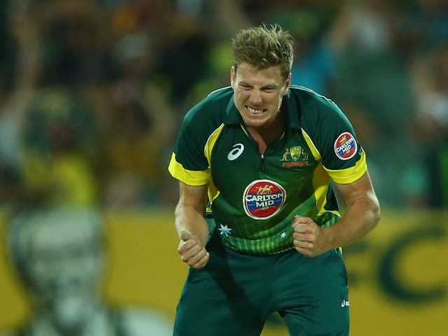 James Faulkner could miss the three-match Twenty20 series with England after suffering a knee injury