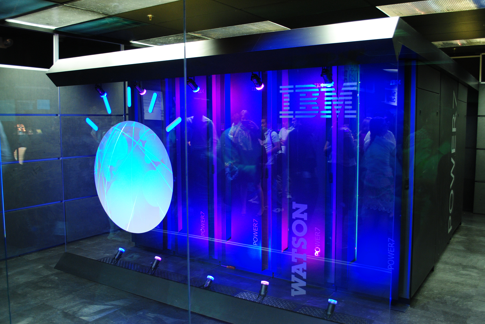 IBM recently pledged billion to fund Watson (above) - its own 'cognitive computing' machine that its hoped will one day understand the nuances of human language.
