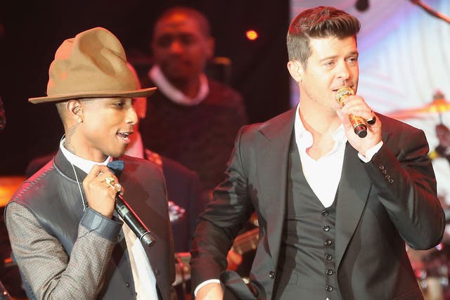 Pharrell Williams and Robin Thicke