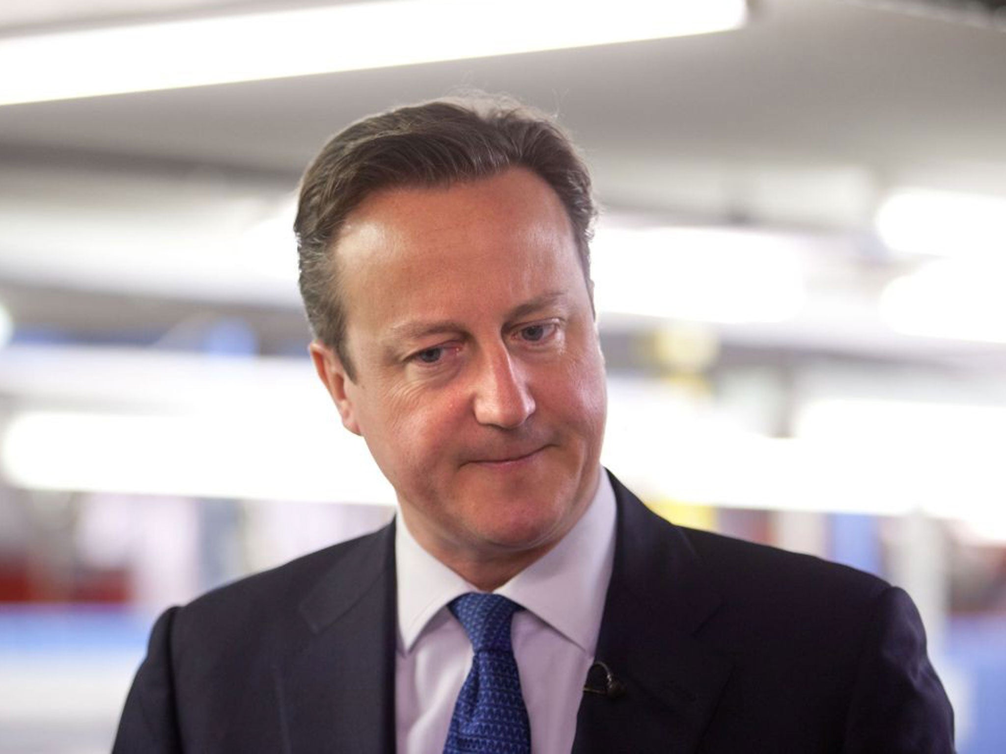 David Cameron was 'disappointed' by the vote
