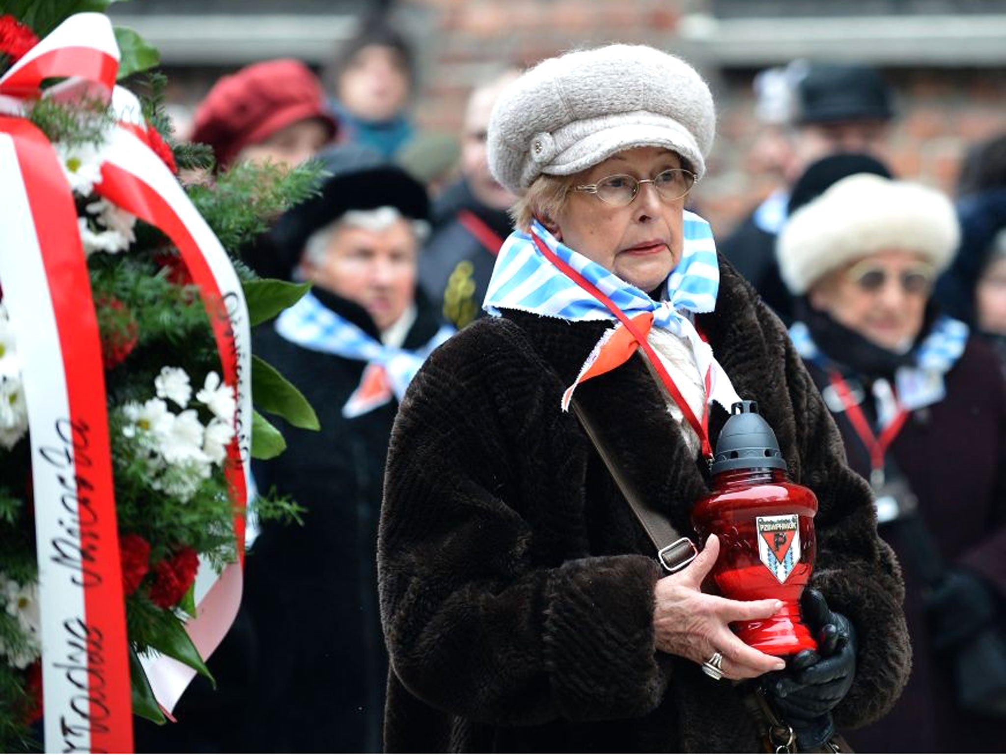 A ceremony at the memorial site of the former Nazi concentration camp Auschwitz-Birkenau in Oswiecim took place 69 years after the liberation of the death camp by Soviet troops, in remembrance of the victims of the Holocaust