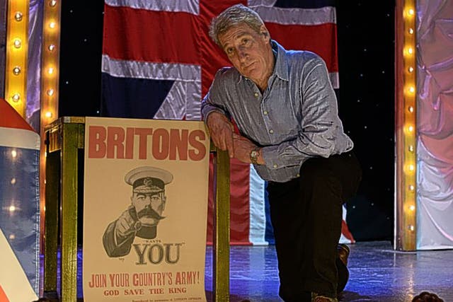Flag day: Jeremy Paxman presents BBC1's 'Britain's Great War'