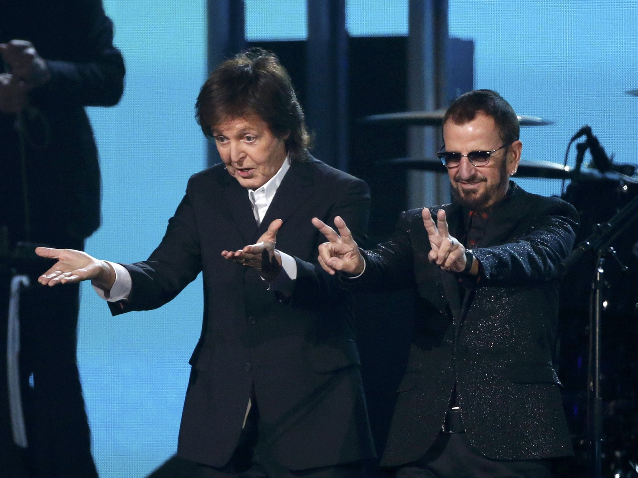 Paul McCartney and Ringo Starr performed