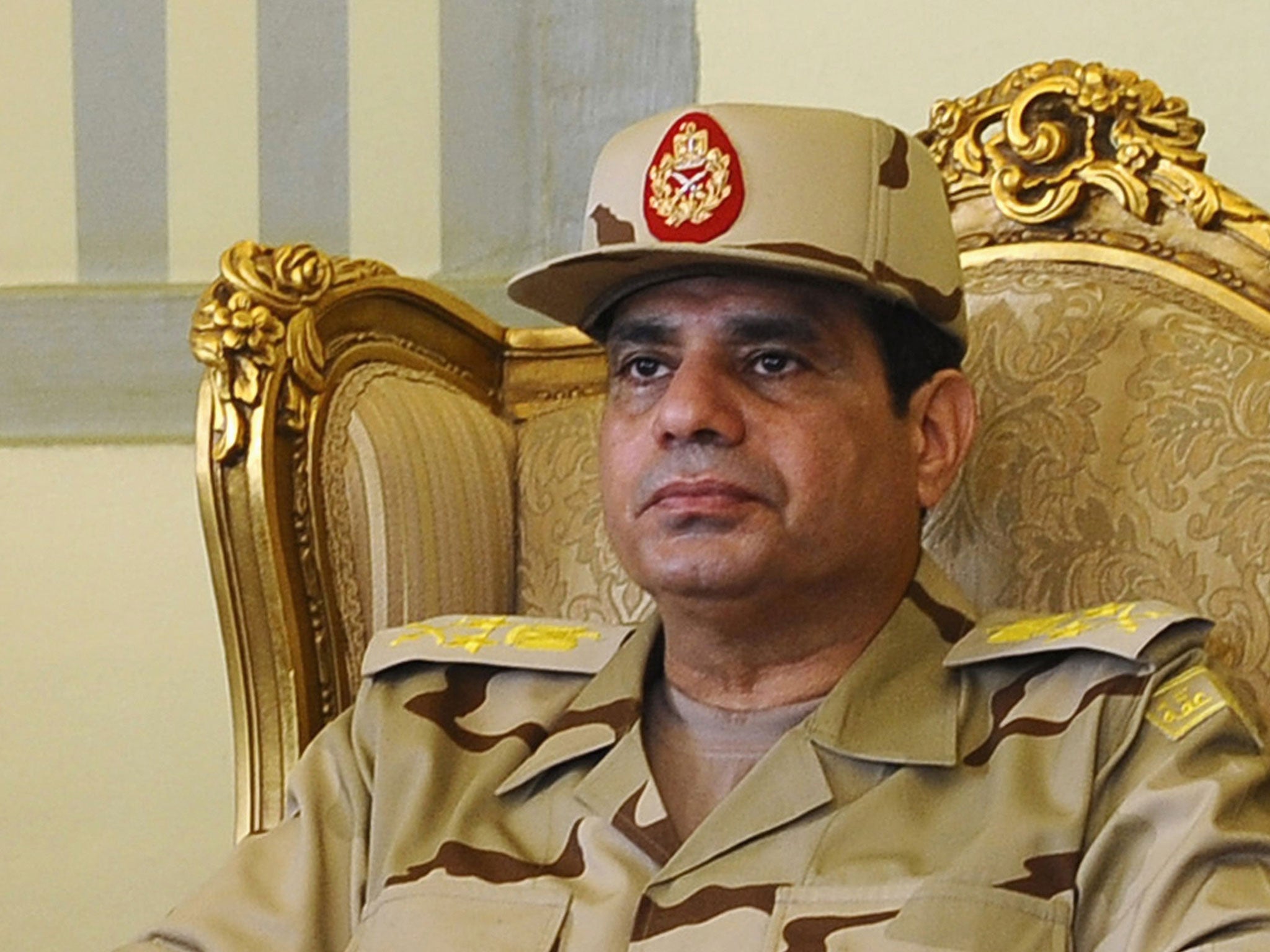 Egyptian army chief General Abdel Fattah al-Sisi is seen as a popular figure