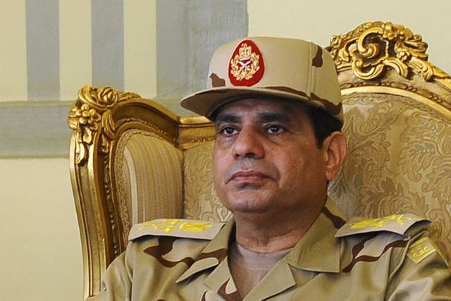 Egyptian army chief General Abdel Fattah al-Sisi has been promoted to the rank of field marshal
