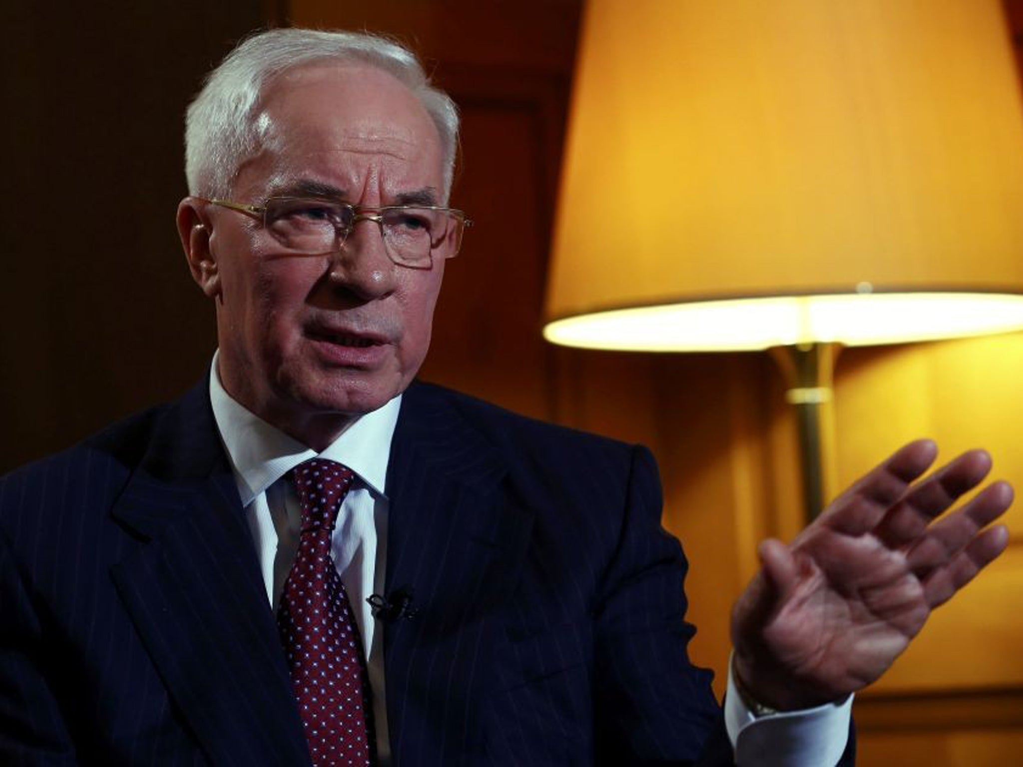 In a statement this morning on the government website, Mykola Azarov offered his resignation in order to encourage what he called 'social-political compromise'