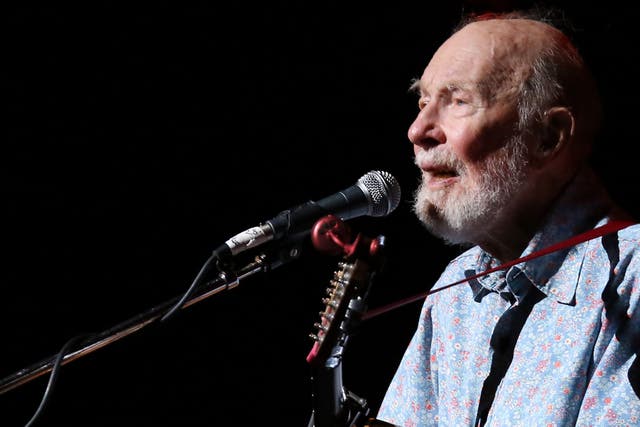 The American troubadour, folk music singer and activist Pete Seeger has died at a hospital in New York. He was 94