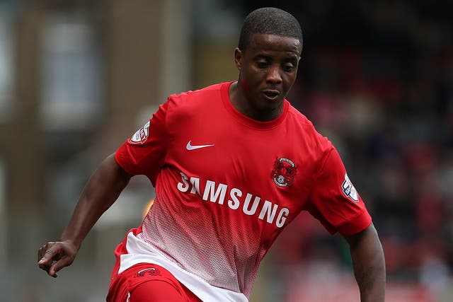 Kevin Lisbie in action for Leyton Orient