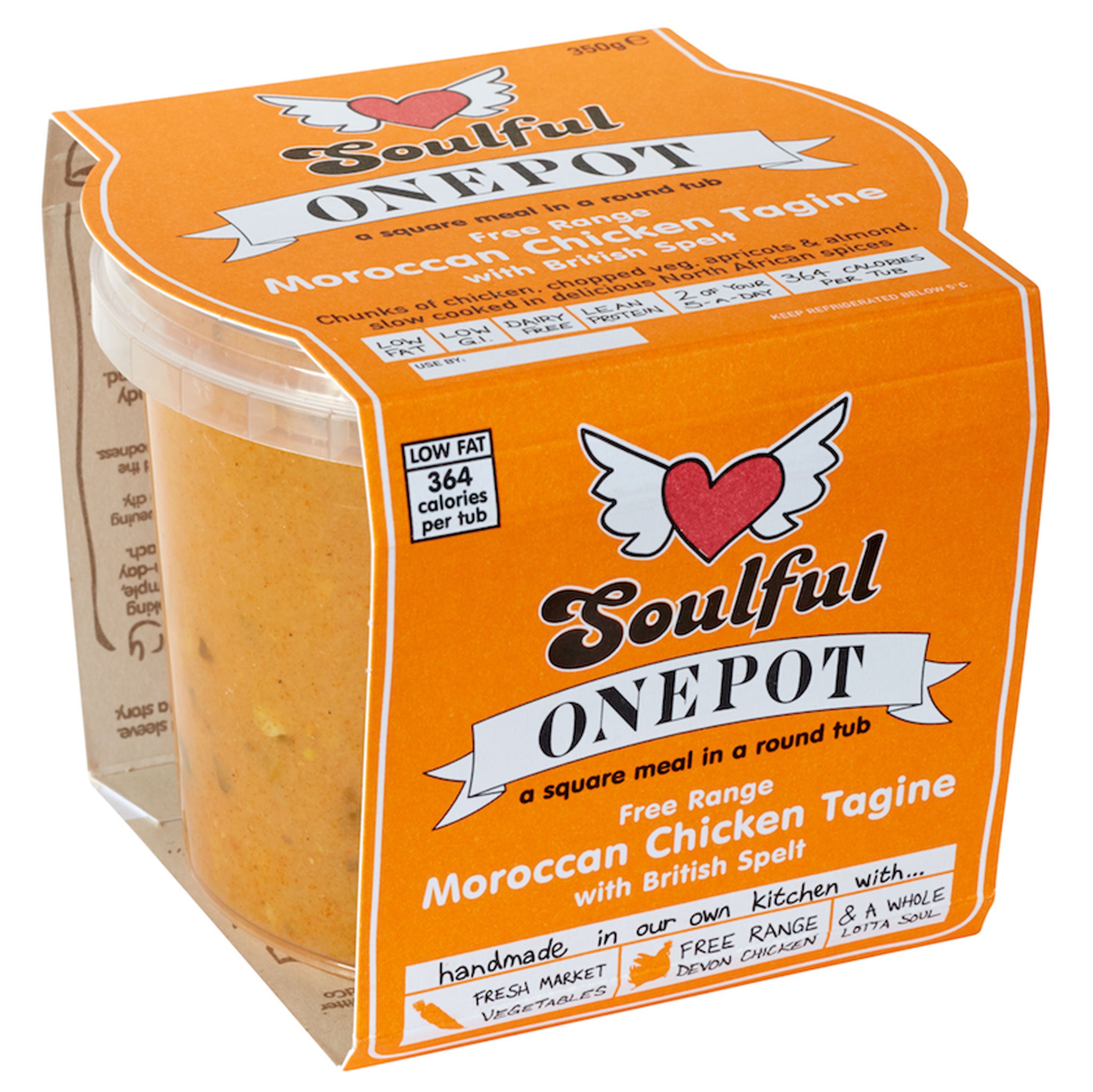 Soulful Food OnePot marokkanisches Hühnchen Tajine mit britischem Dinkel