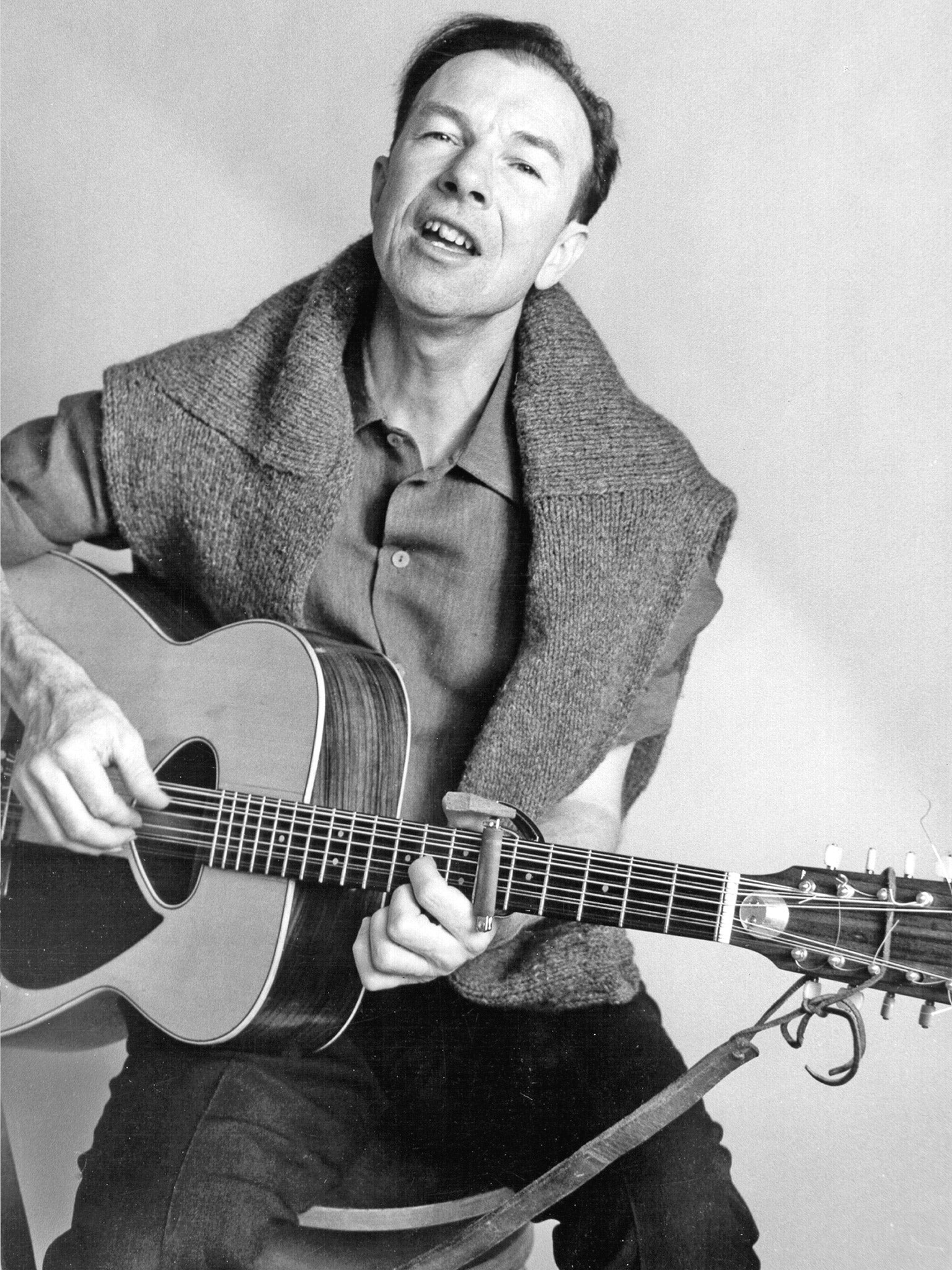 Silent at last Pete Seeger the voice of US protest The