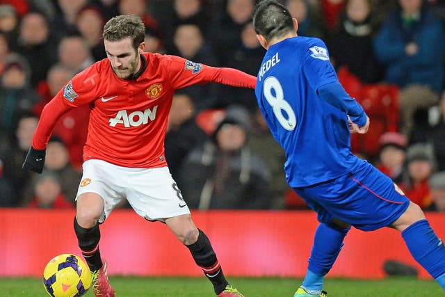 Juan Mata is expected to feature for Manchester United against Liverpool