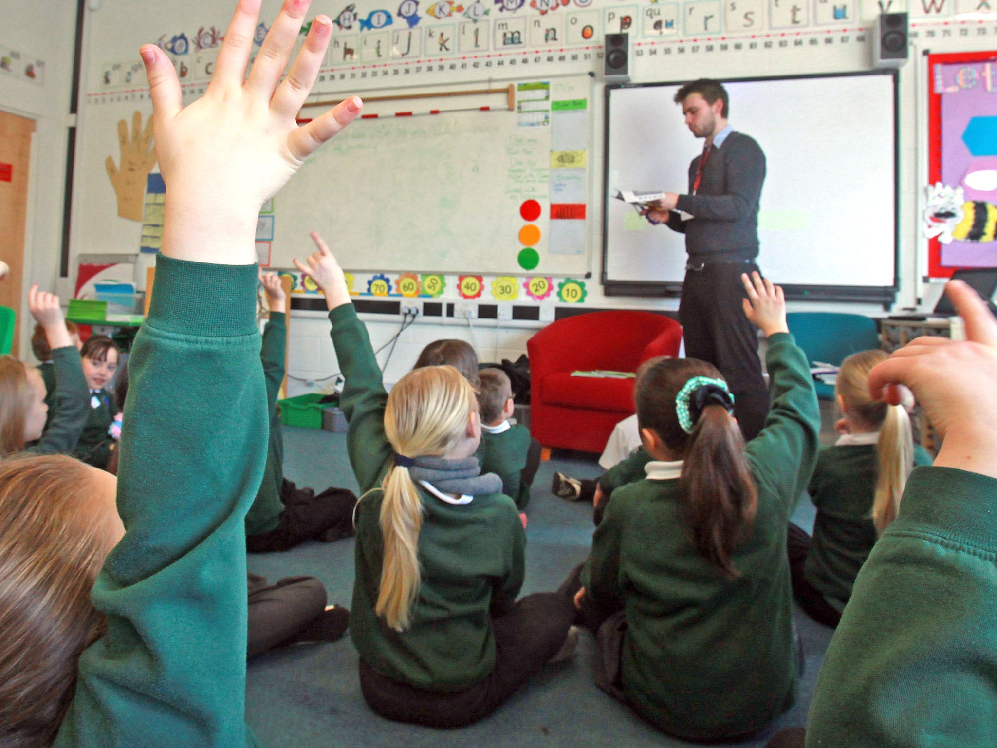 102,615 five- to seven-year-olds are being taught in classes of above 30, according to Labour