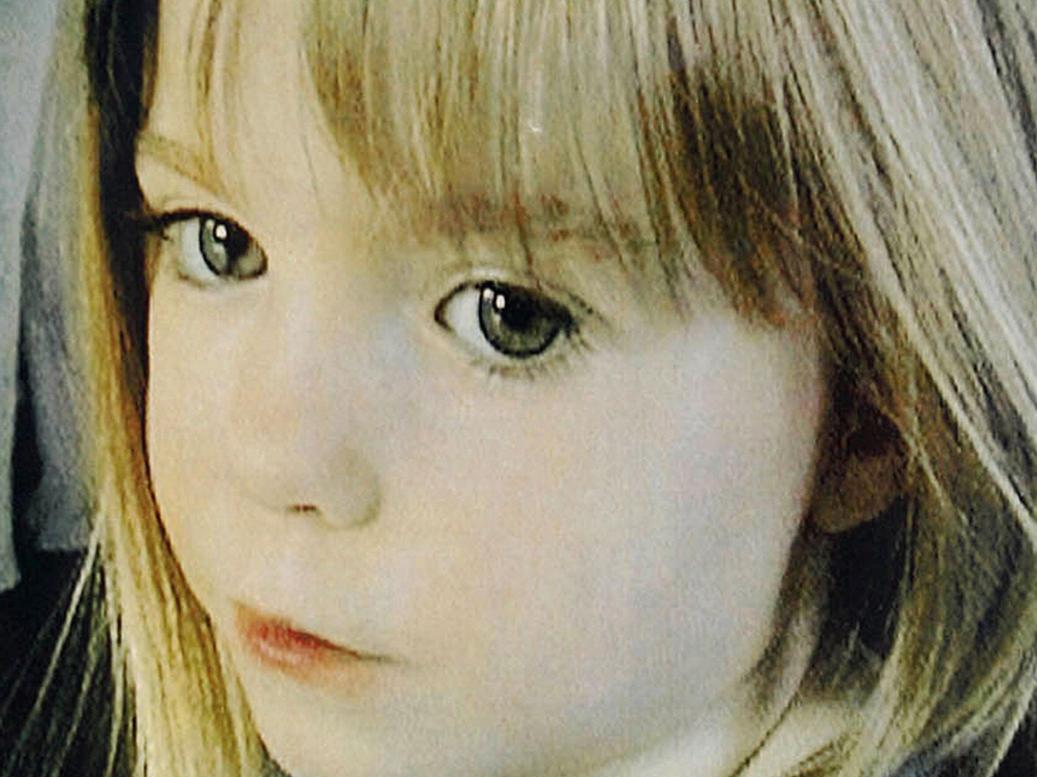 British girl Madeleine McCann, who was allegedy abducted 03 May 2007 from the resort apartment where she was on vacation with her family in the Algarve.