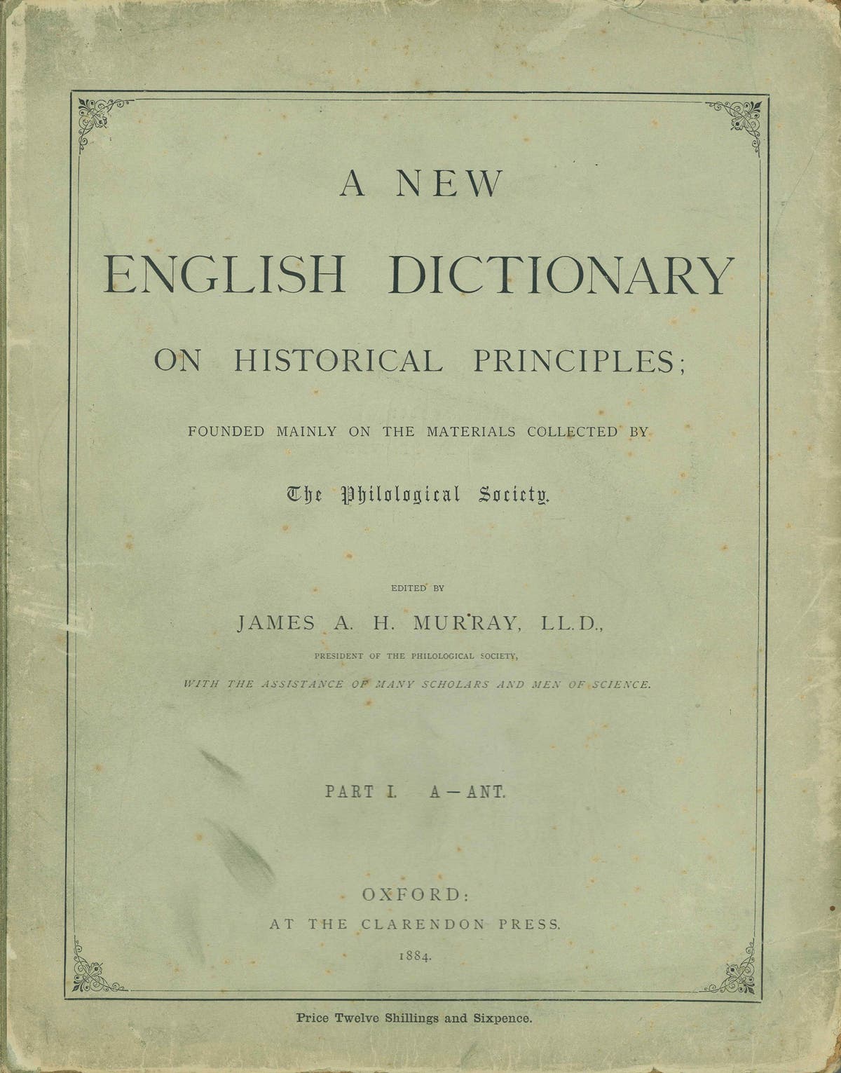 The new english dictionary