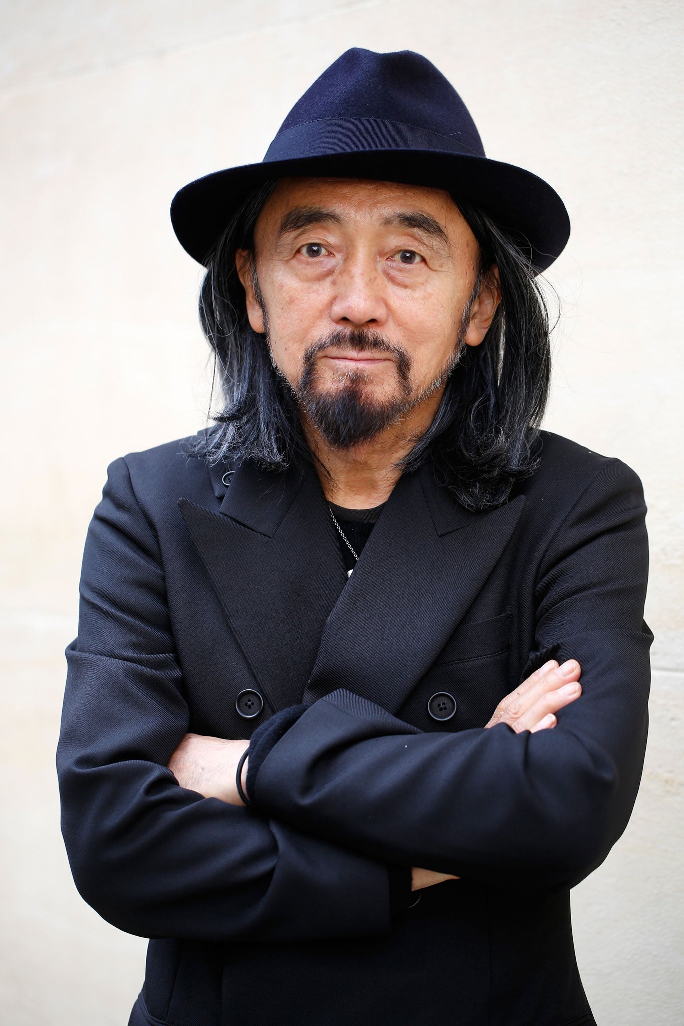 Leading from the front: Yohji Yamamoto in Paris last month