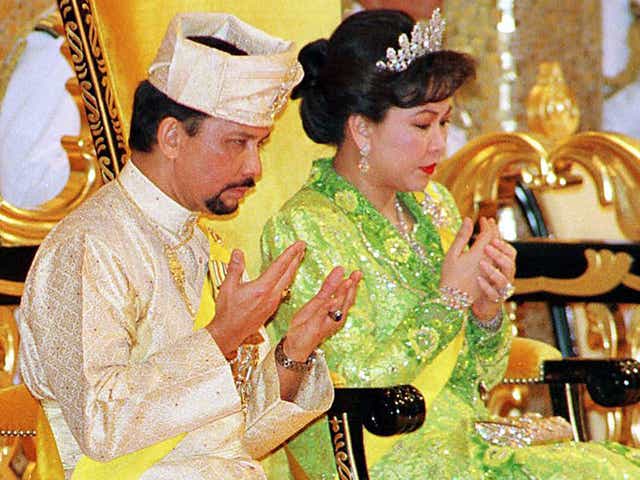 Sultan Hassanal Bolkiah and ex-wife Mariam Aziz, pictured in 1999