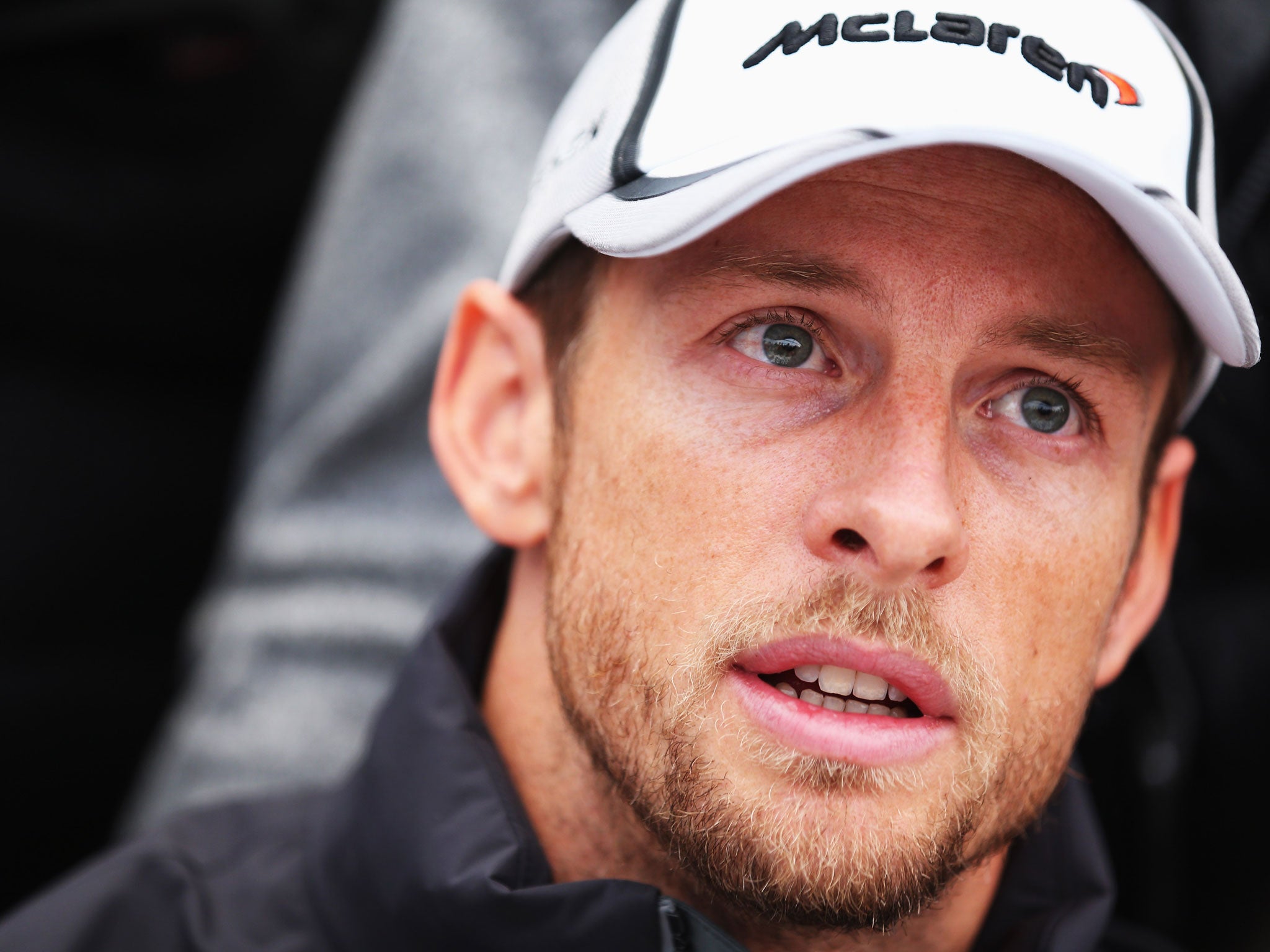 Jenson Button's preparation for the 2014 season has been hampered by a knee infection