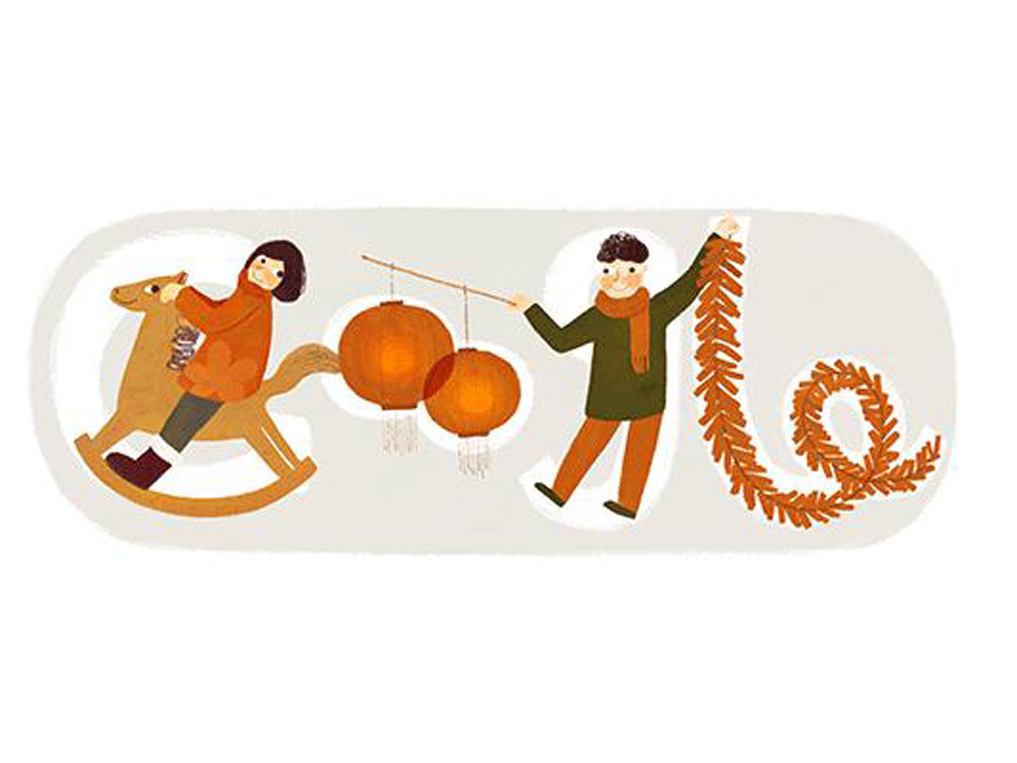 Happy New Year! Chinese New Year has been celebrated with a Google Doodle