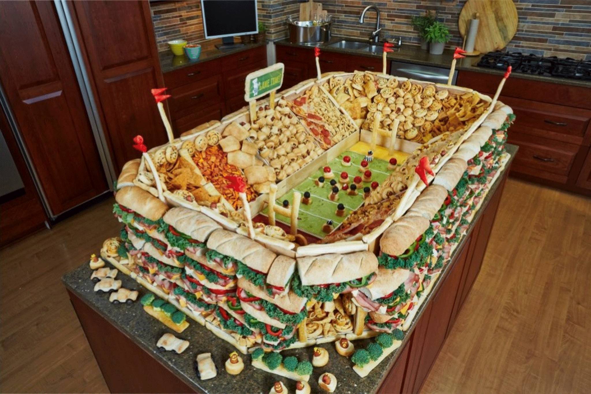 Hate yourself by the end of game day with a snackadium
