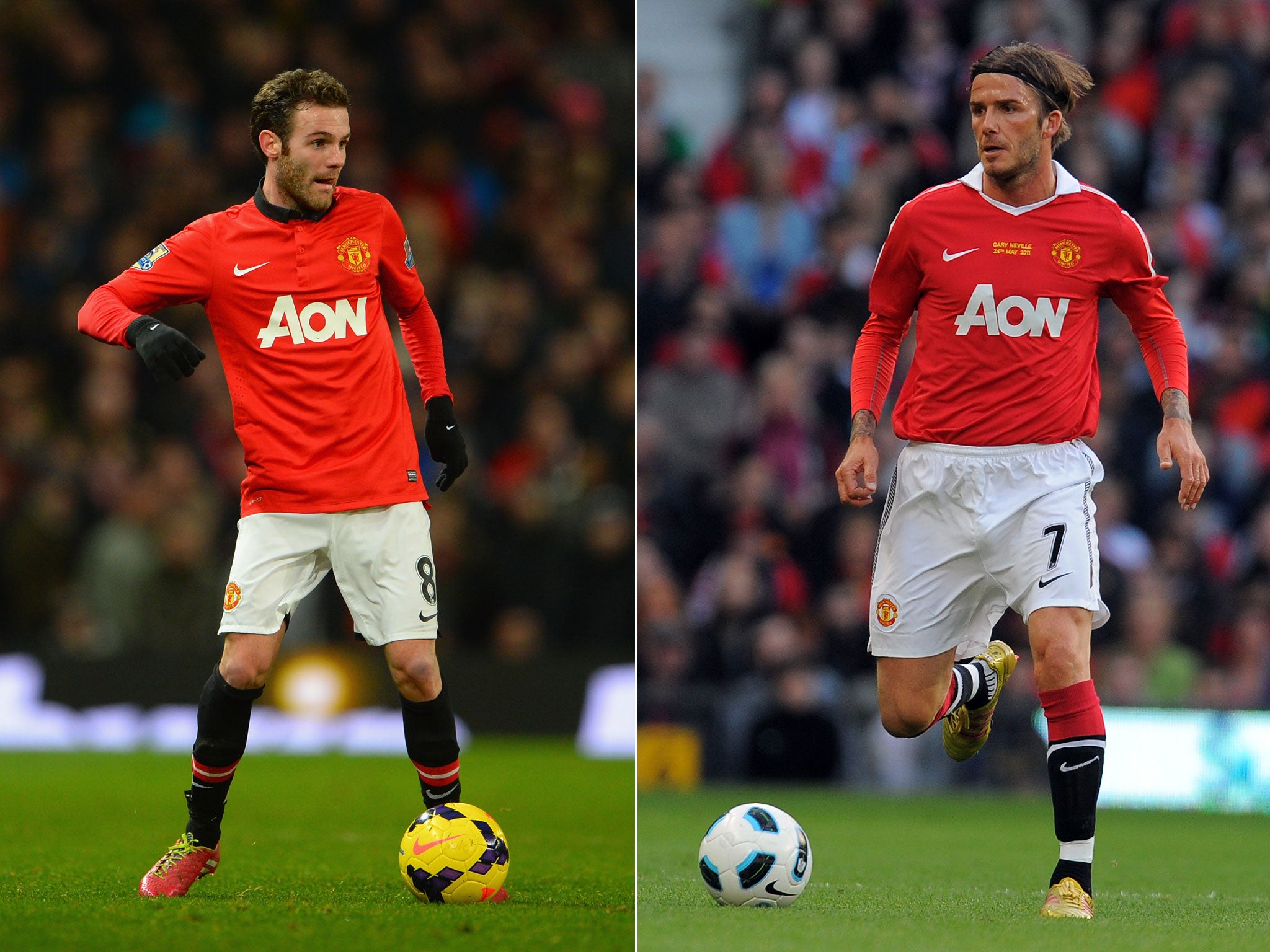 Juan Mata could go through a Manchester United initiation, but hopefully it won't be anything like David Beckham's