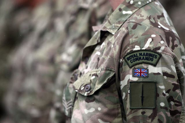 Royal Marines, who are being put up at taxpayers' expense in a Holiday Inn just four miles away from the base where they were posted, because of a lack of space.