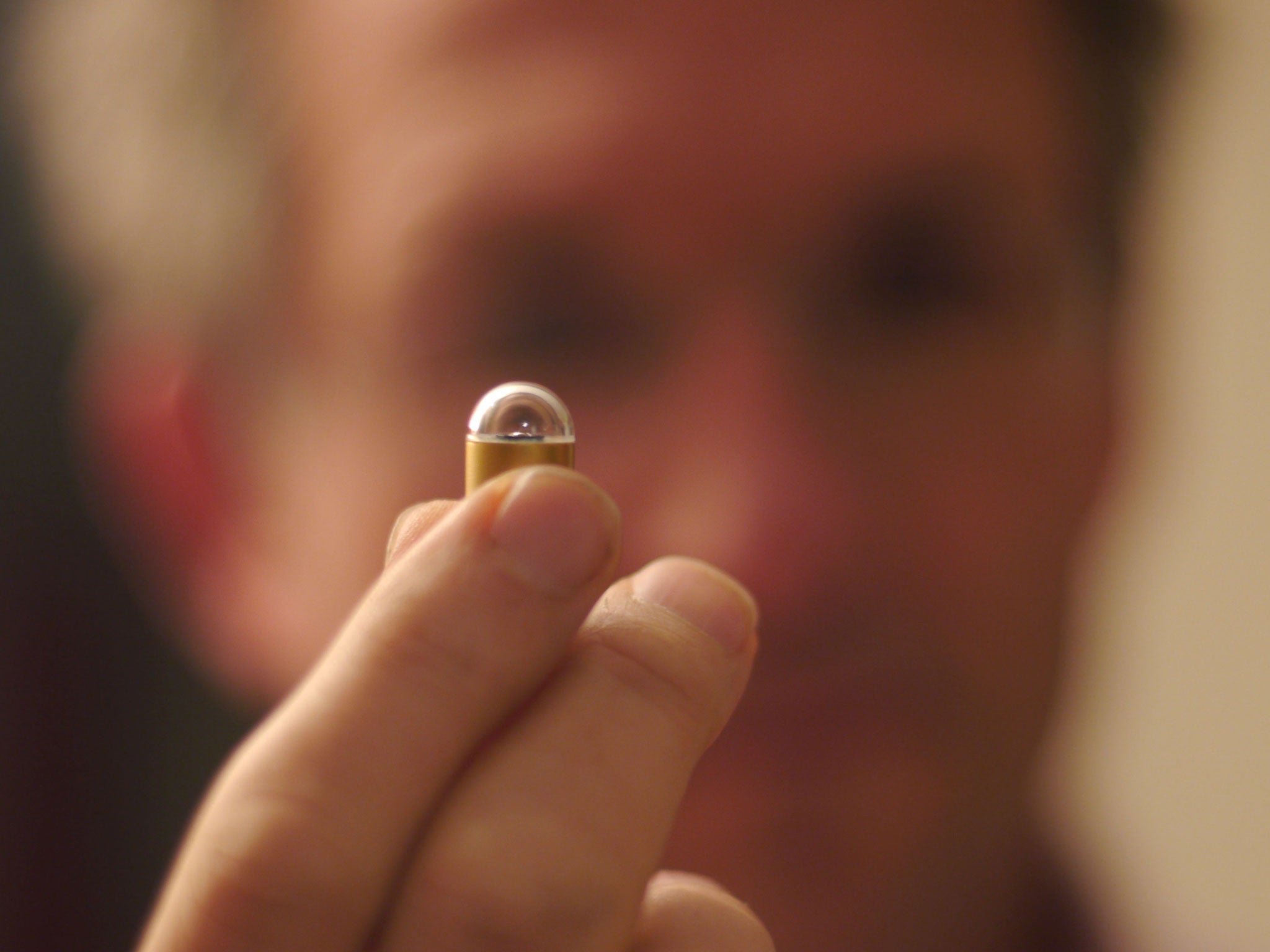 The miniature pill camera, which is used to see the tapeworm (BBC)