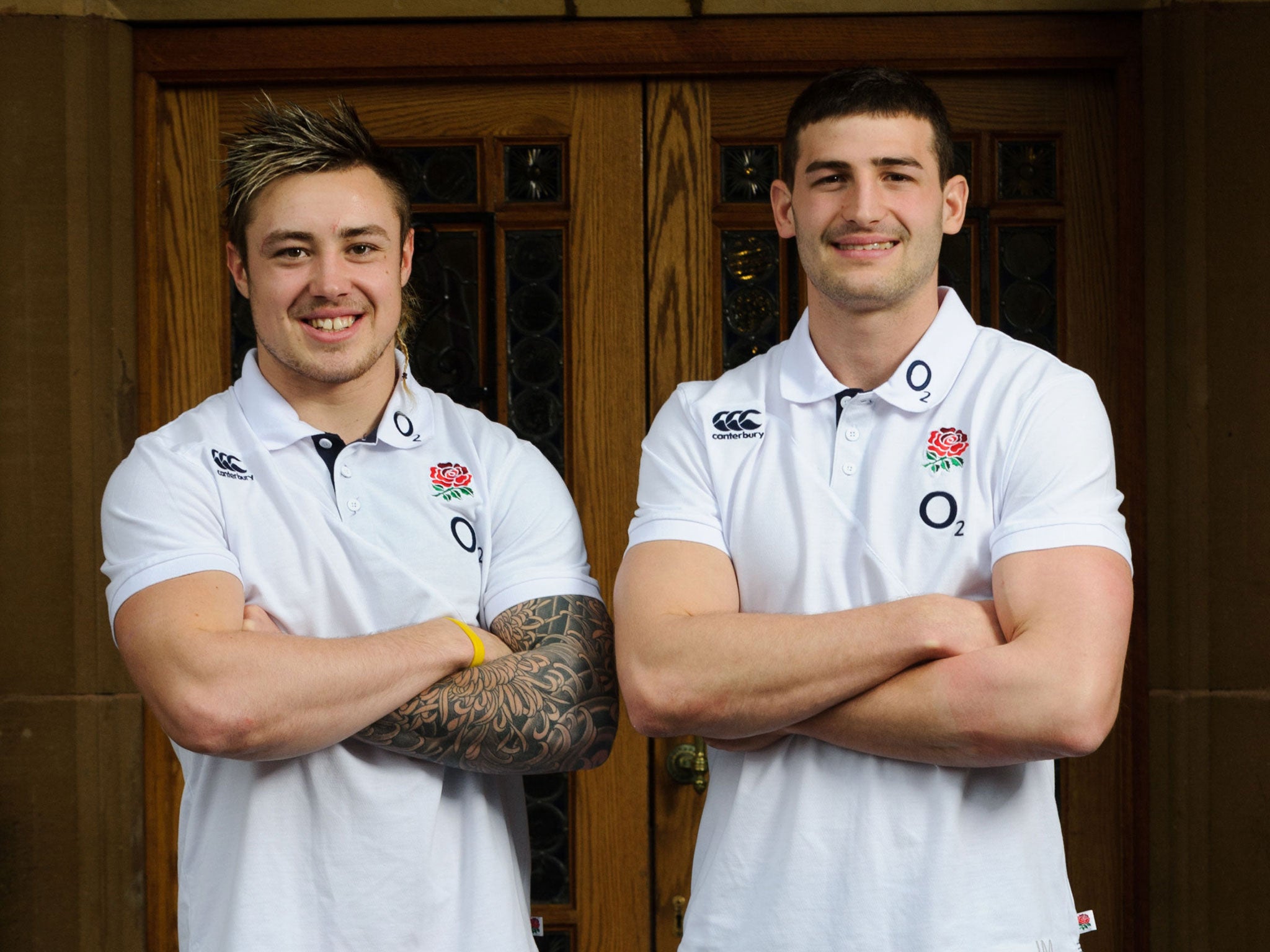 Jack Nowell (left) and Jonny May have one England cap between them but are in the side to take on France