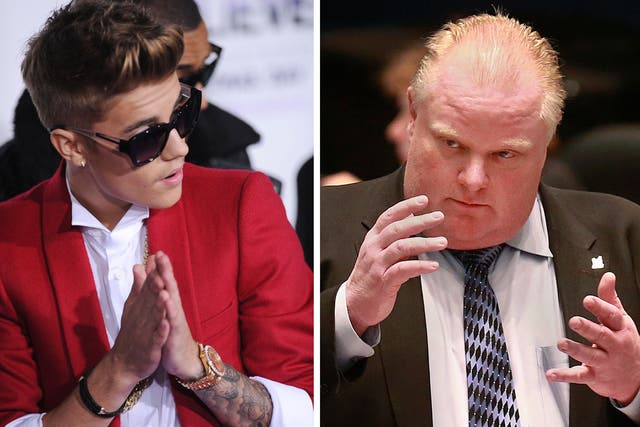 Justin Bieber arrest latest: Mayor of Toronto Rob Ford defends ‘successful’ fellow Canadian