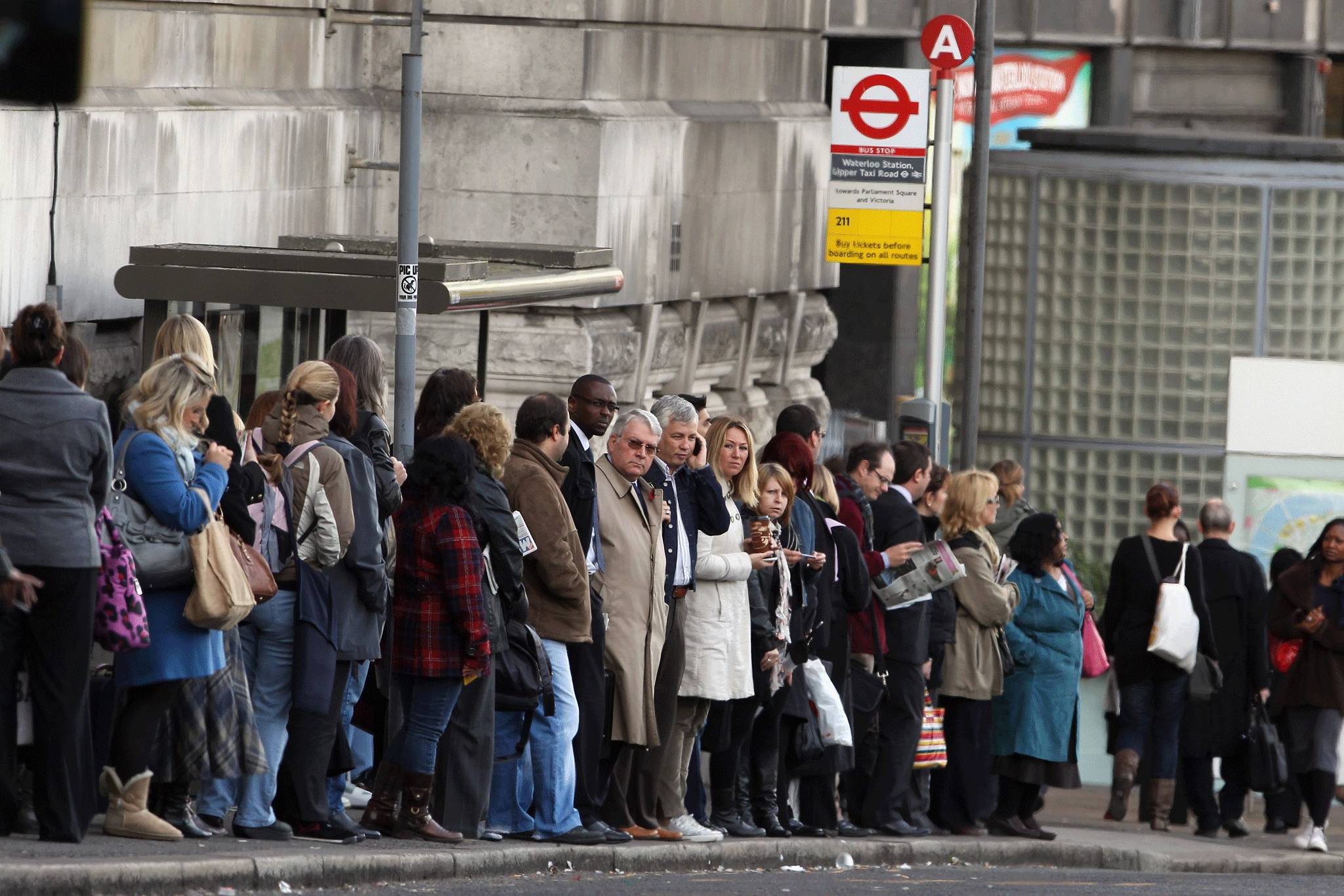 Over 100 buses will be added in a bid to combat queues (Getty)