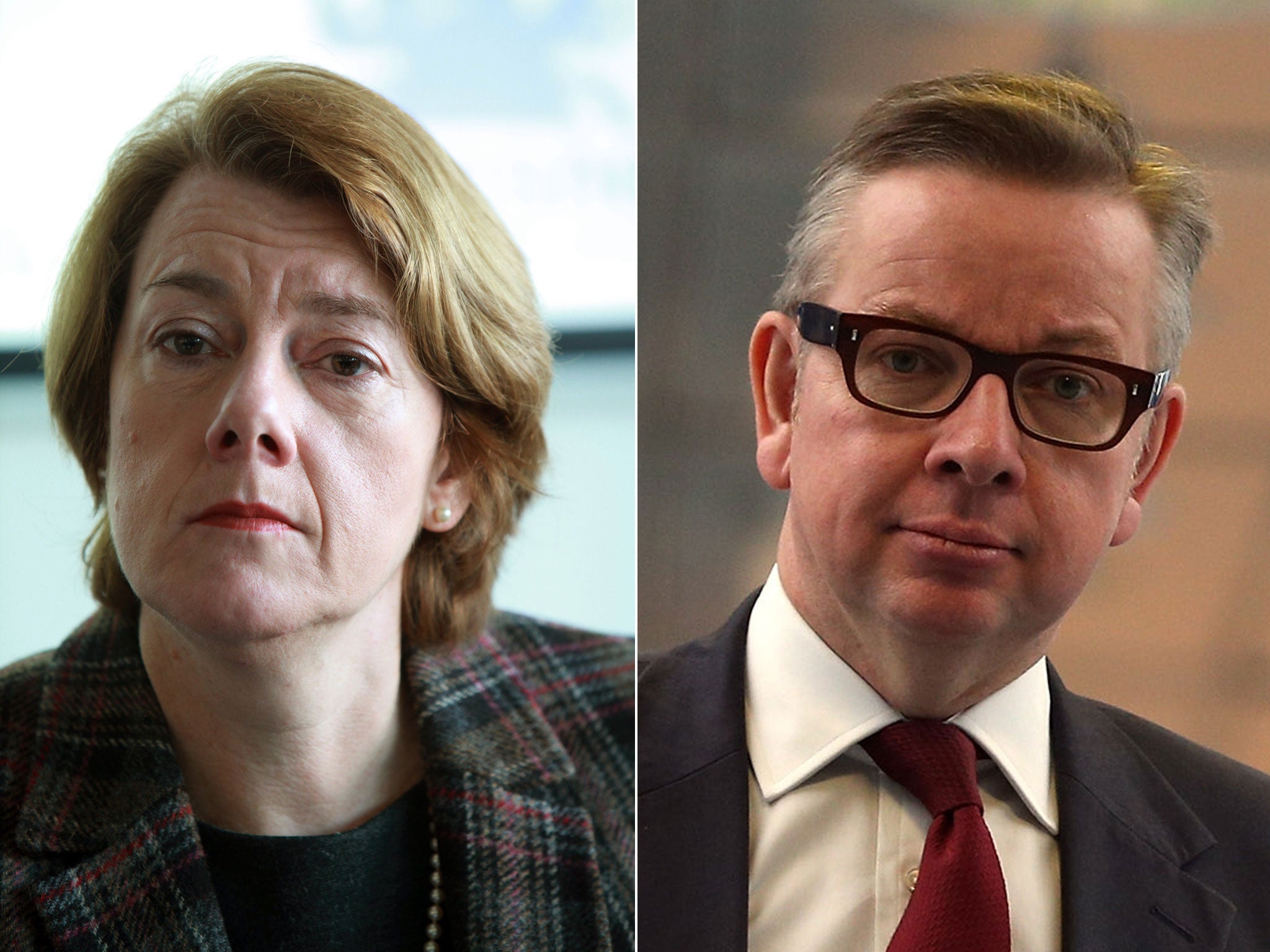 Michael Gove is to relieve chairman Dame Sally Morgan of her duties