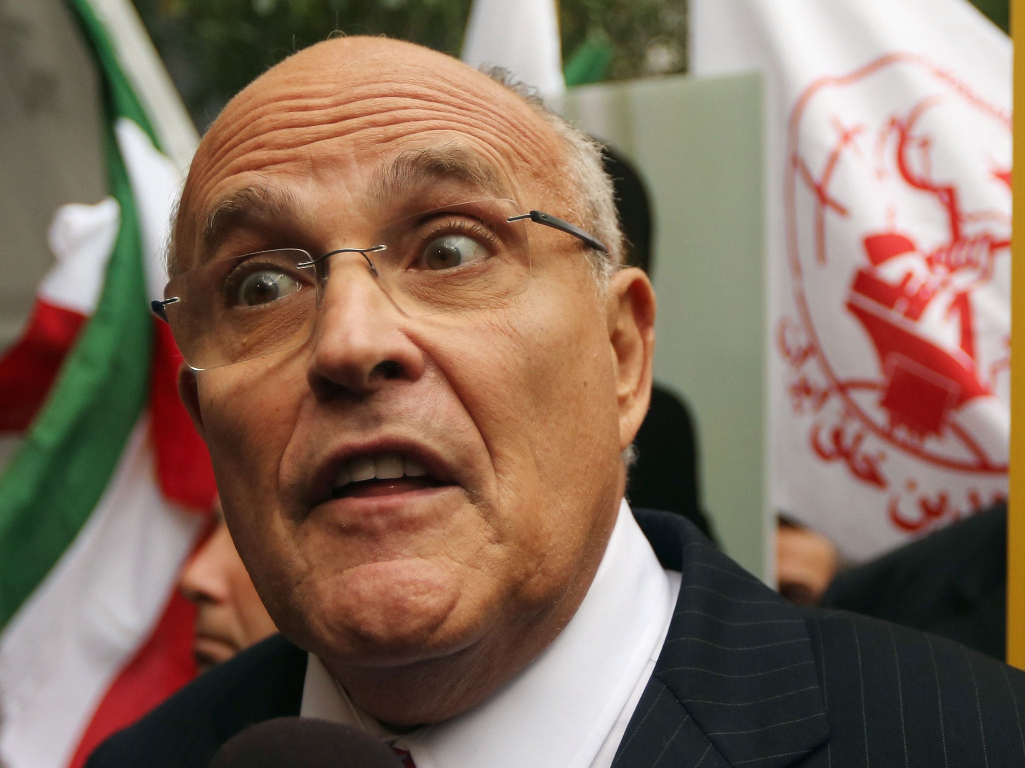 Former New York Mayor Rudolph Giuliani's business was sent a suspicious letter, but the substance enclosed was found to be unharmful.