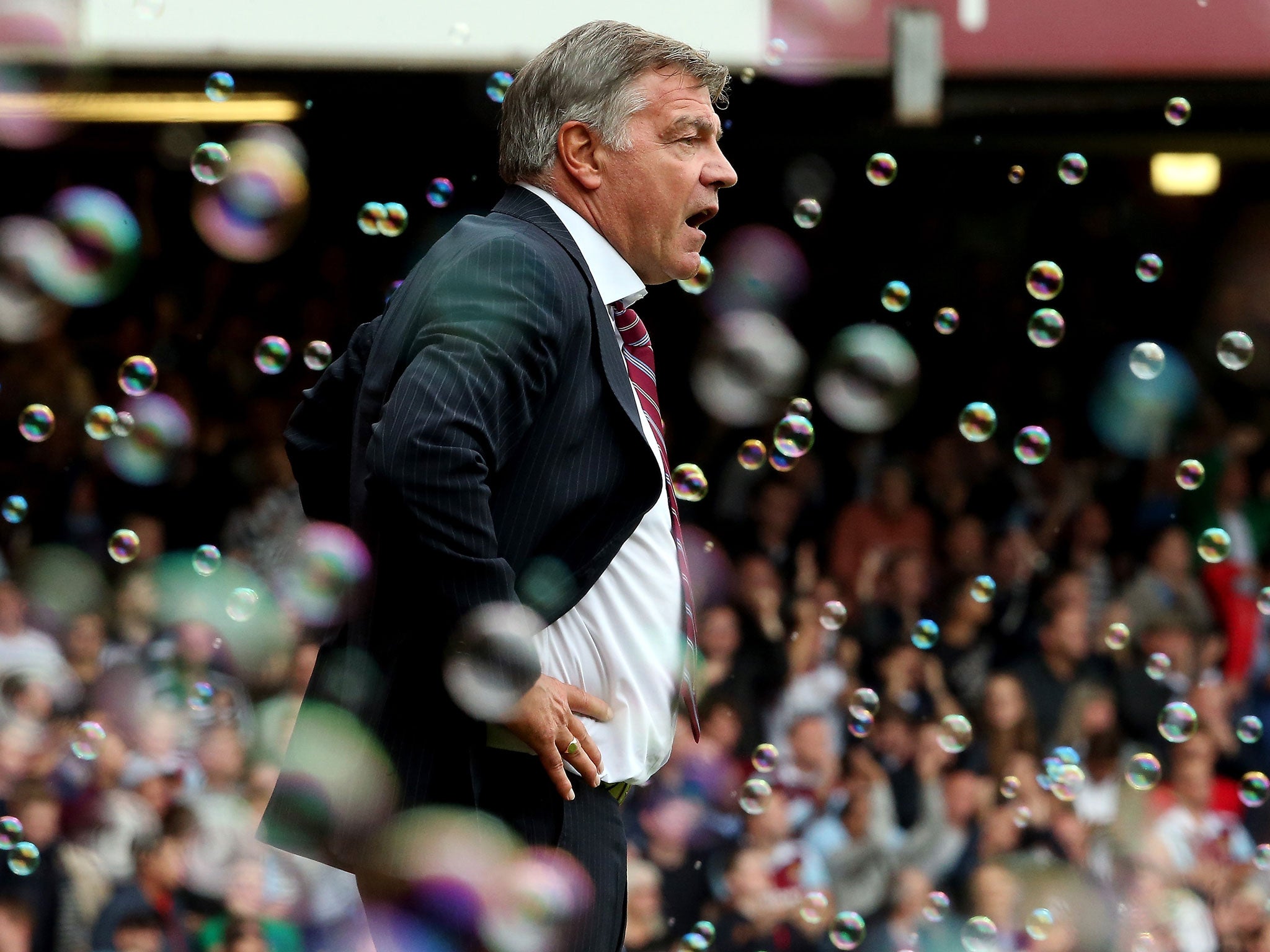 West Ham manager Sam Allardyce wants to be the party pooper