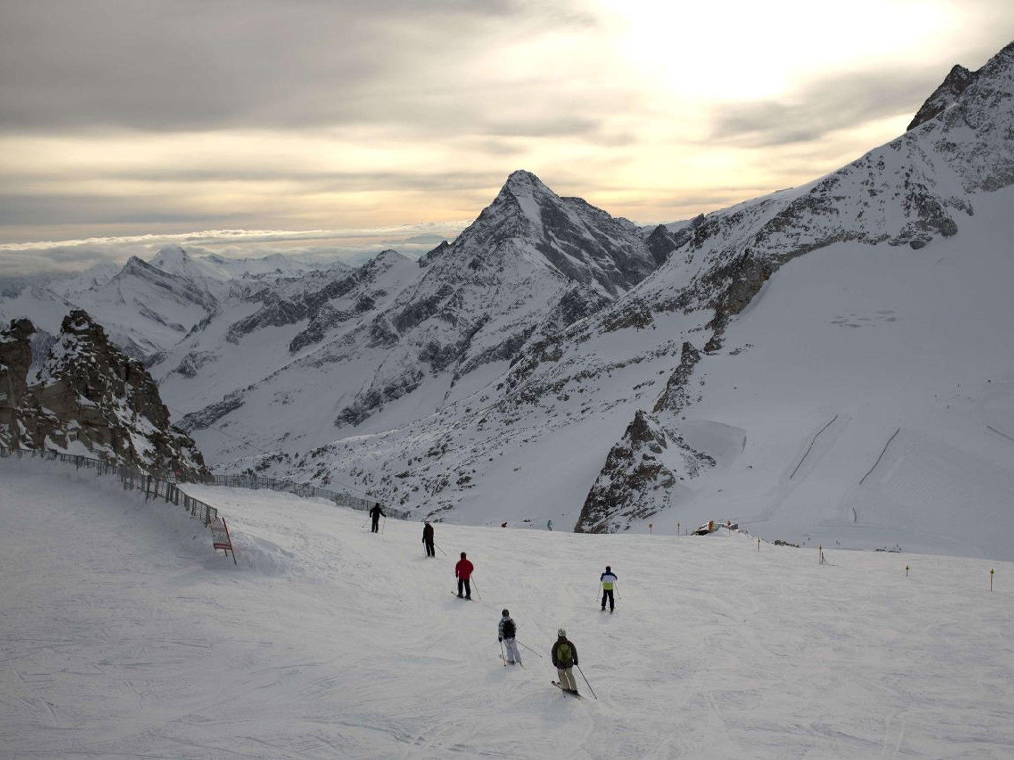 Glacier mint condition: Hintertux had 20cm of snow on Tuesday