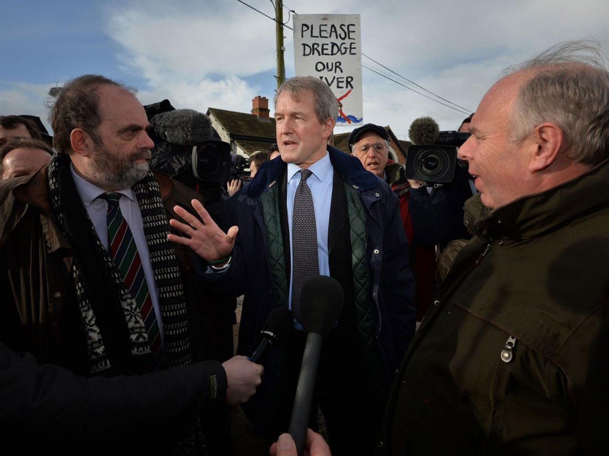 The Environment Secretary Owen Paterson answers questions