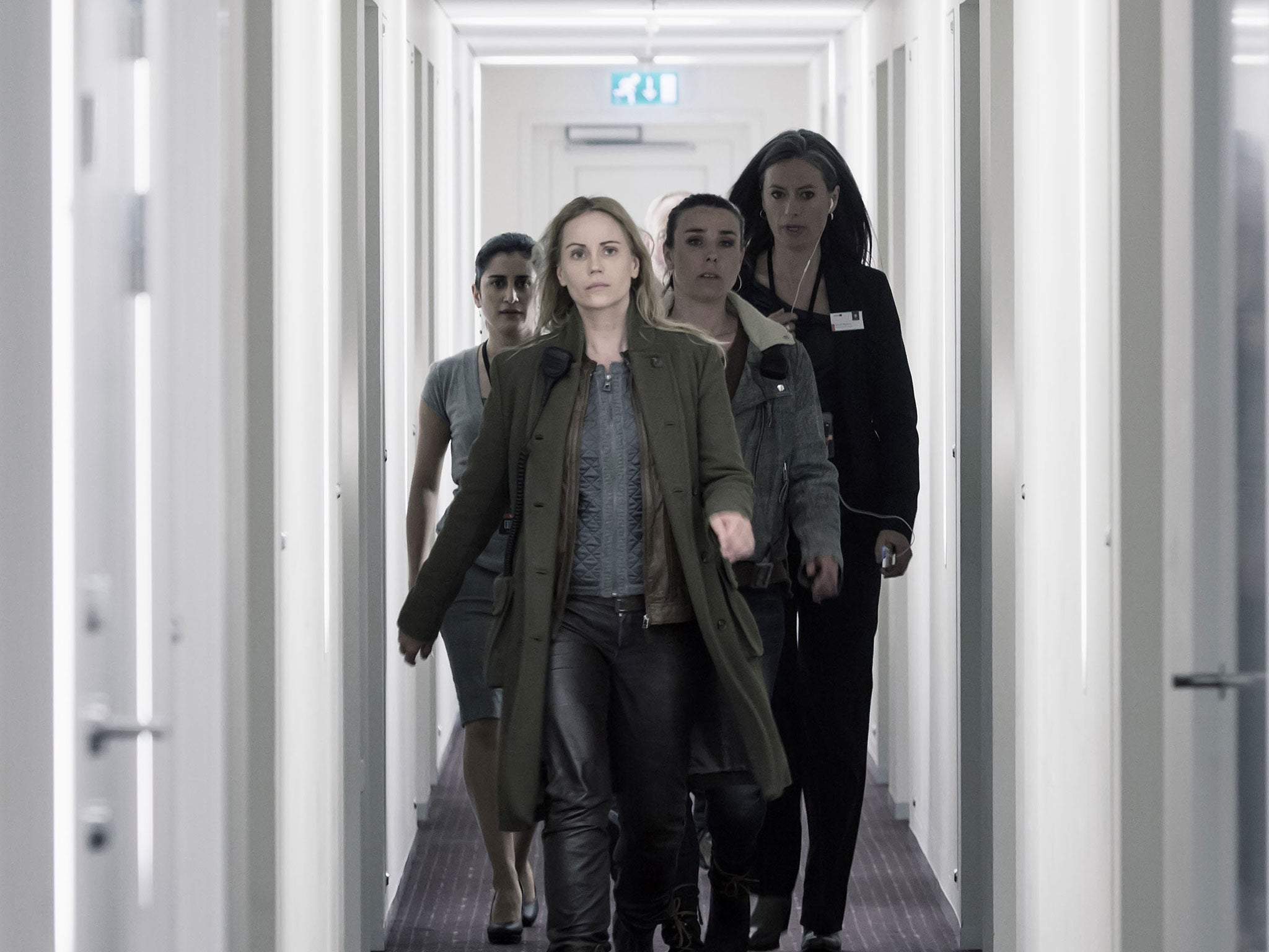 Corridors of power: Saga Norén as Sofia Helin in 'The Bridge'