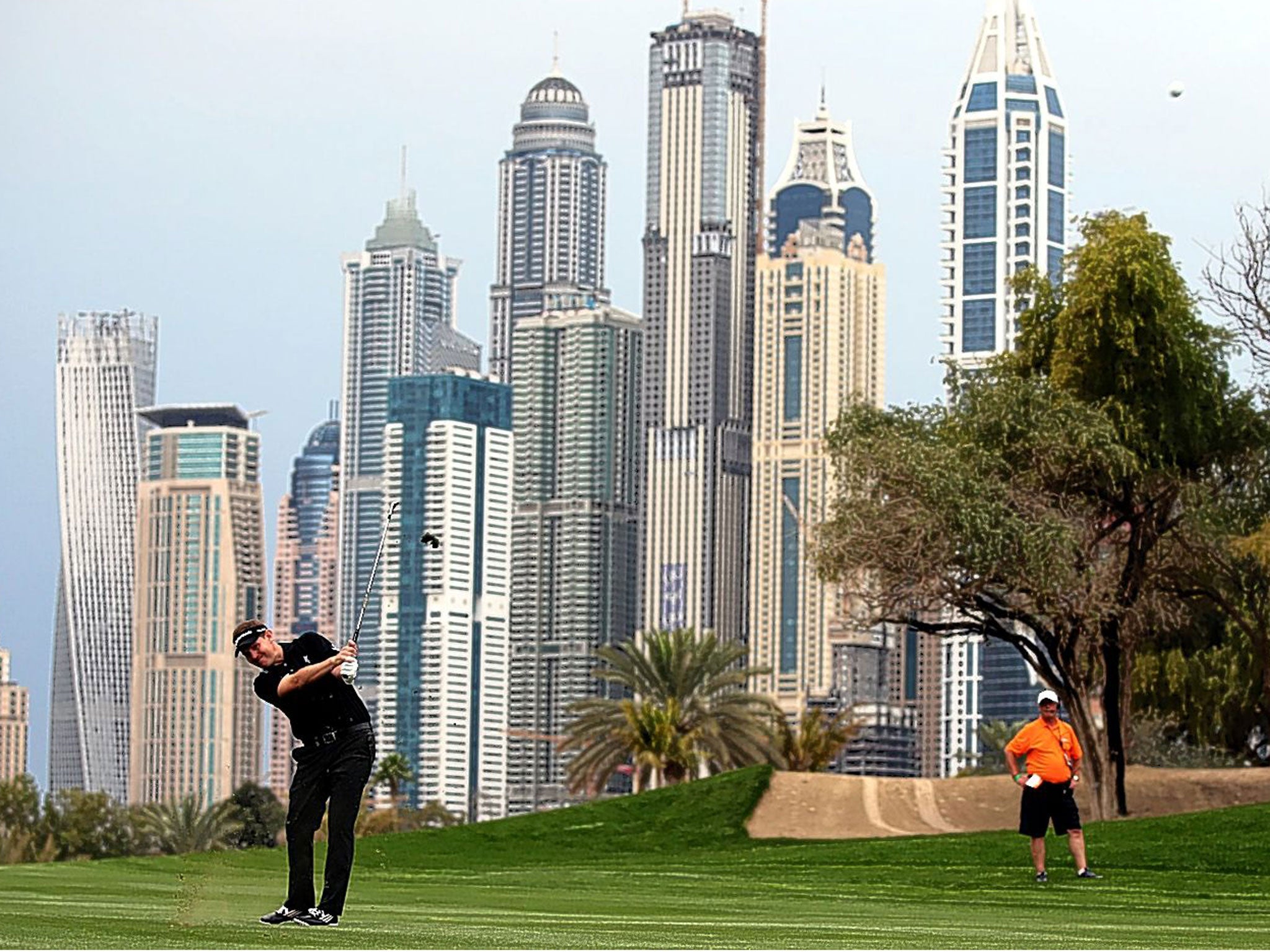 Stephen Gallacher became the first person to retain the trophy with victory in Dubai on Sunday
