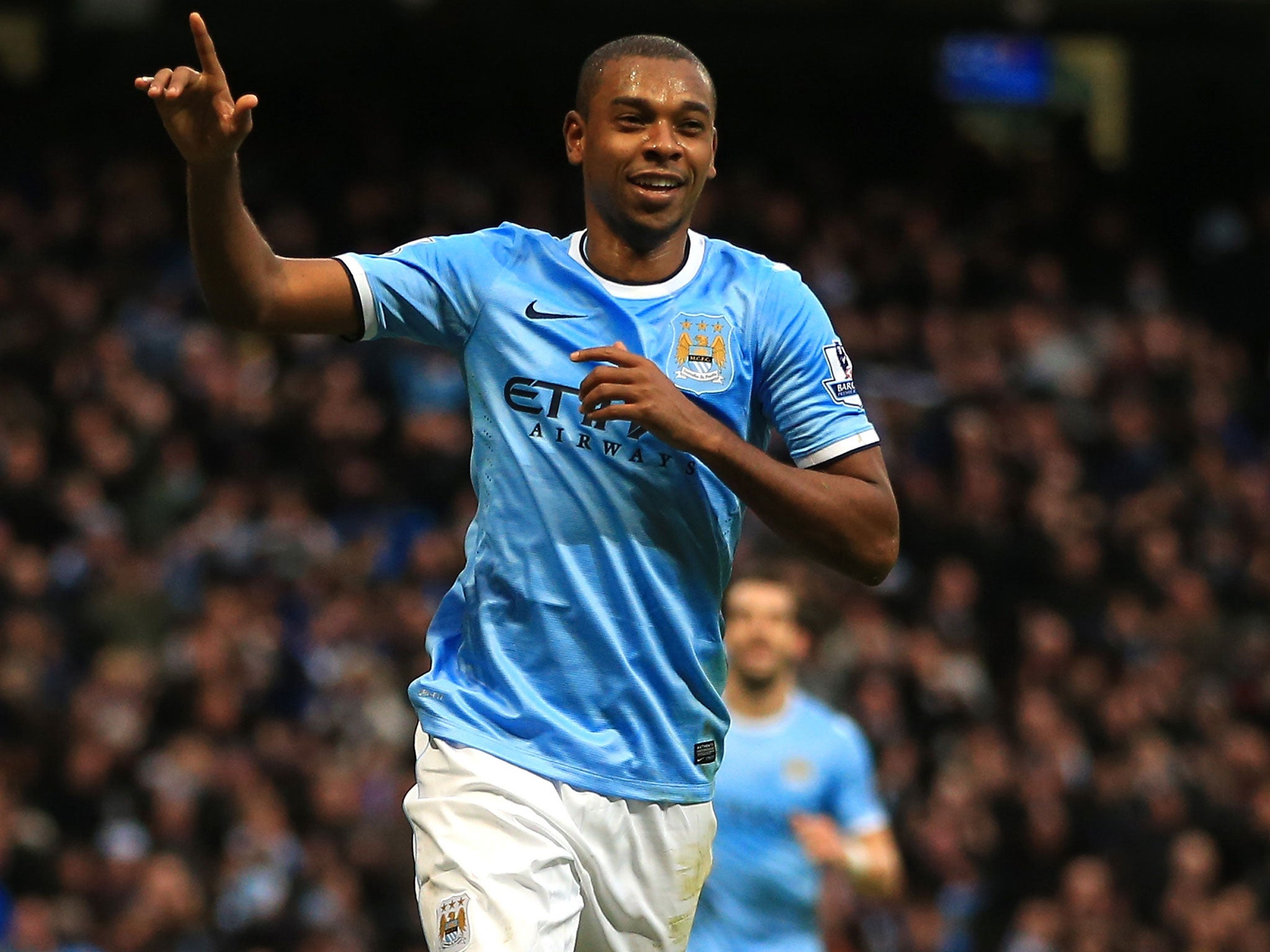 Fernandinho has settled in well at Manchester City, the Brazilian scoring twice in the 6-3 win over Arsenal in December