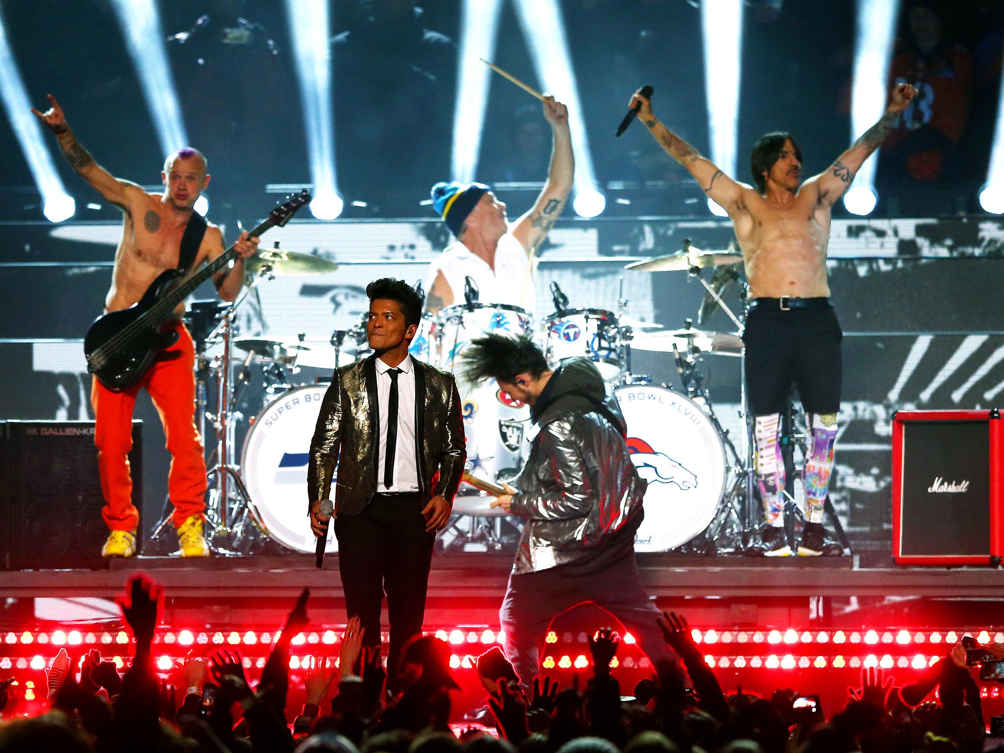 Bruno Mars and the Red Hot Chilli Peppers