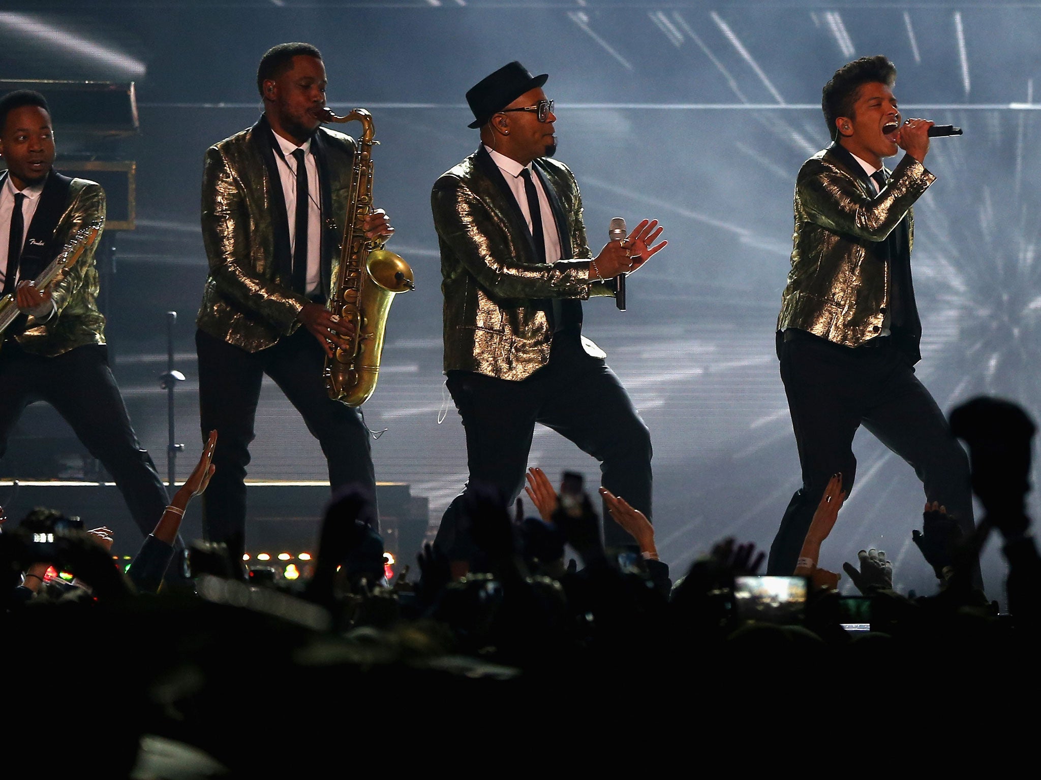 Bruno Mars in the half time show