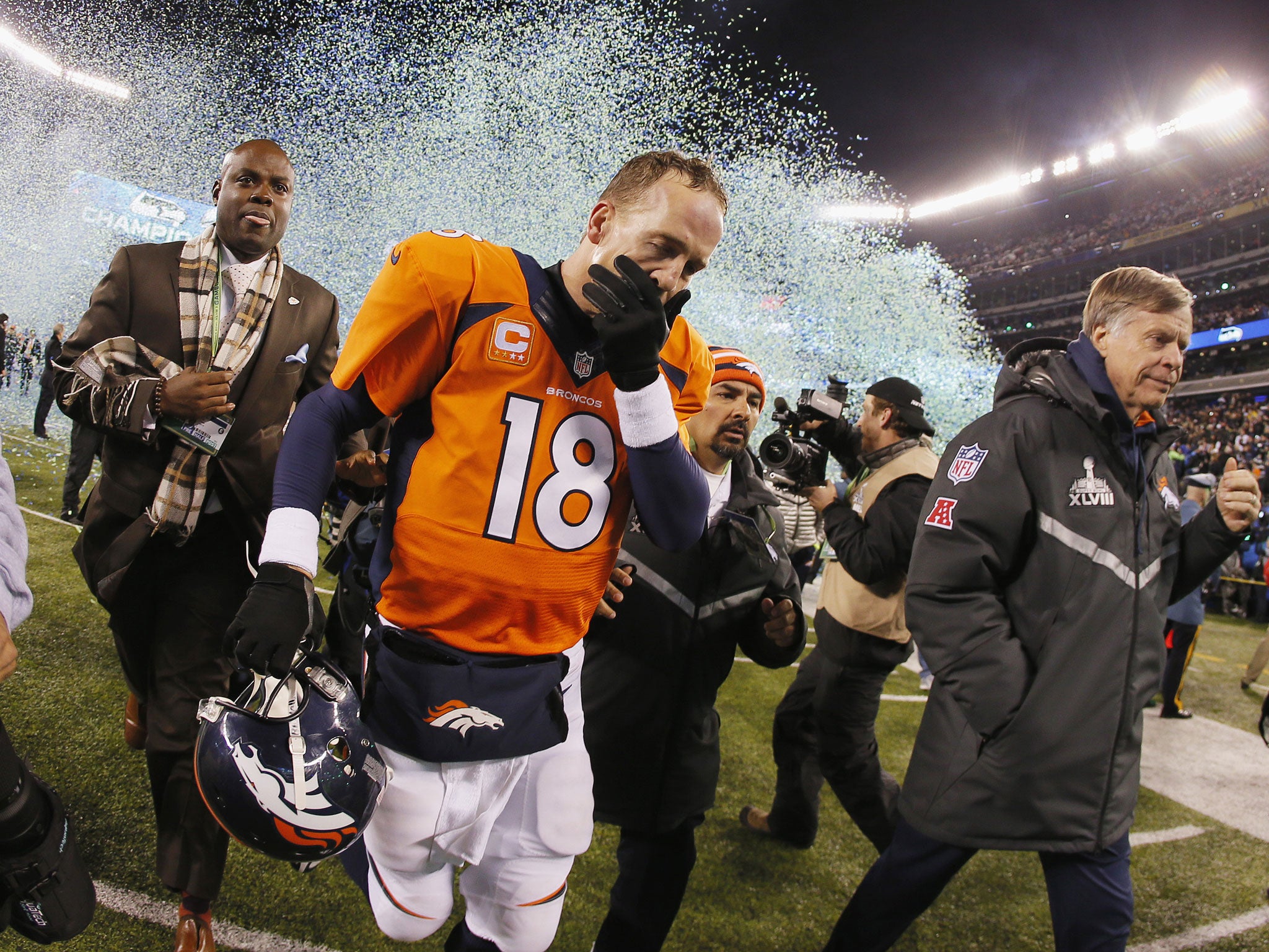 Seattle Seahawks Beat Denver Broncos, 43-8, To Win Super Bowl