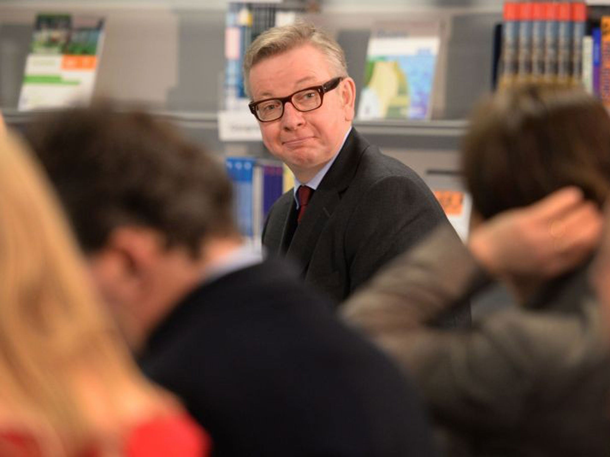 Education Secretary Michael Gove delivers a speech on education reform at the London Academy of Excellence in East London